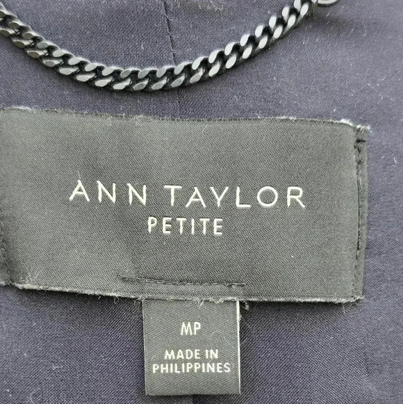 Mod Coat Ann Taylor Jacquard Vintage Inspired Abstract Print - Picture 15 of 16